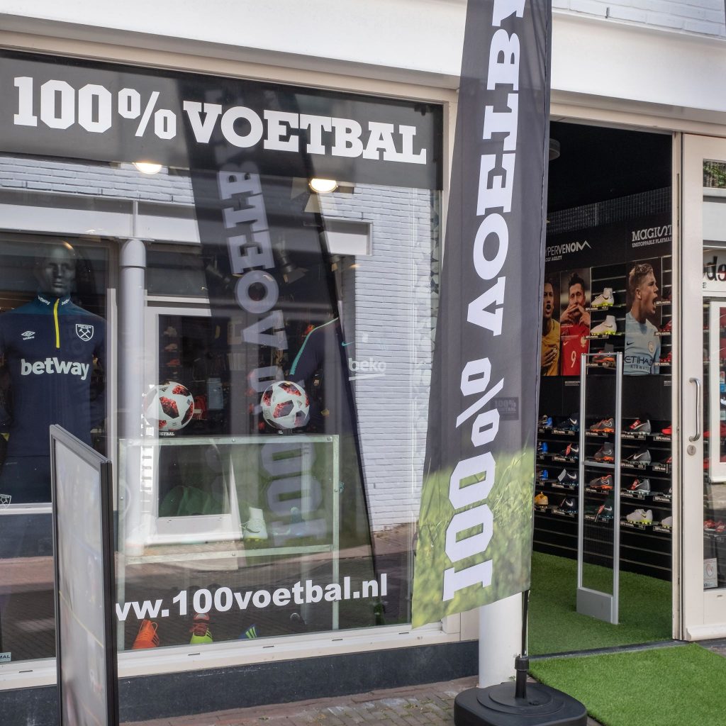 100% voetbal en meer winkels in Deventer vind je bij Shoppen in Deventer