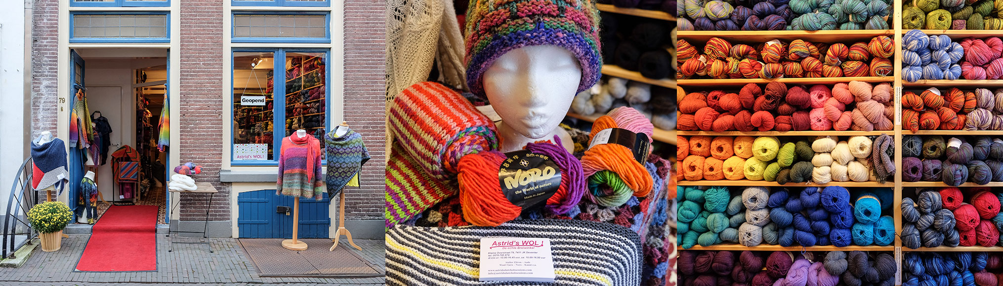 Astrid's Wol en meer winkels vind je bij Shoppen in Deventer