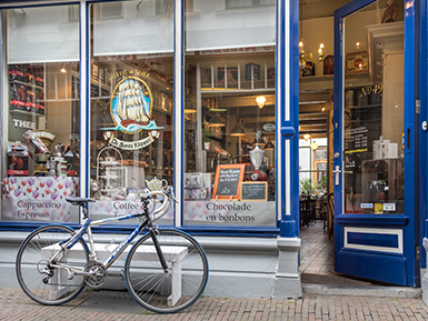 De Bonte Klipper en meer koffie- en theezaken vind je bij Shoppen in Deventer