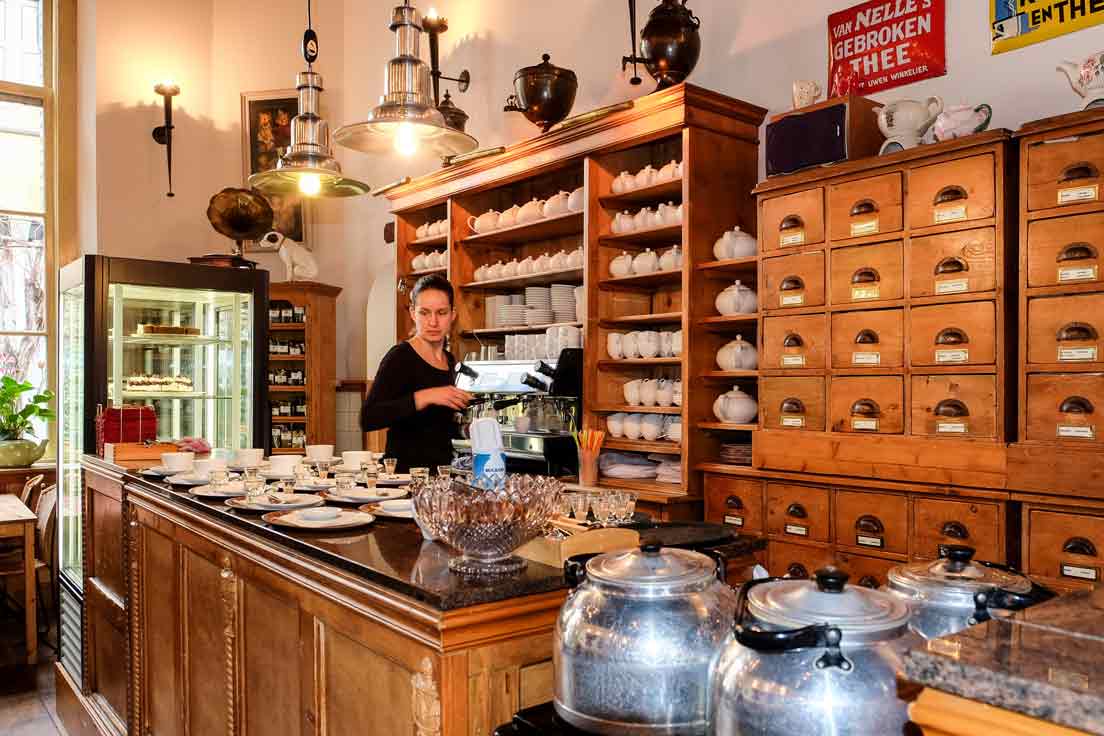 The Wallstreet Tea-Rose en meer restaurants vind je bij Shoppen in Deventer