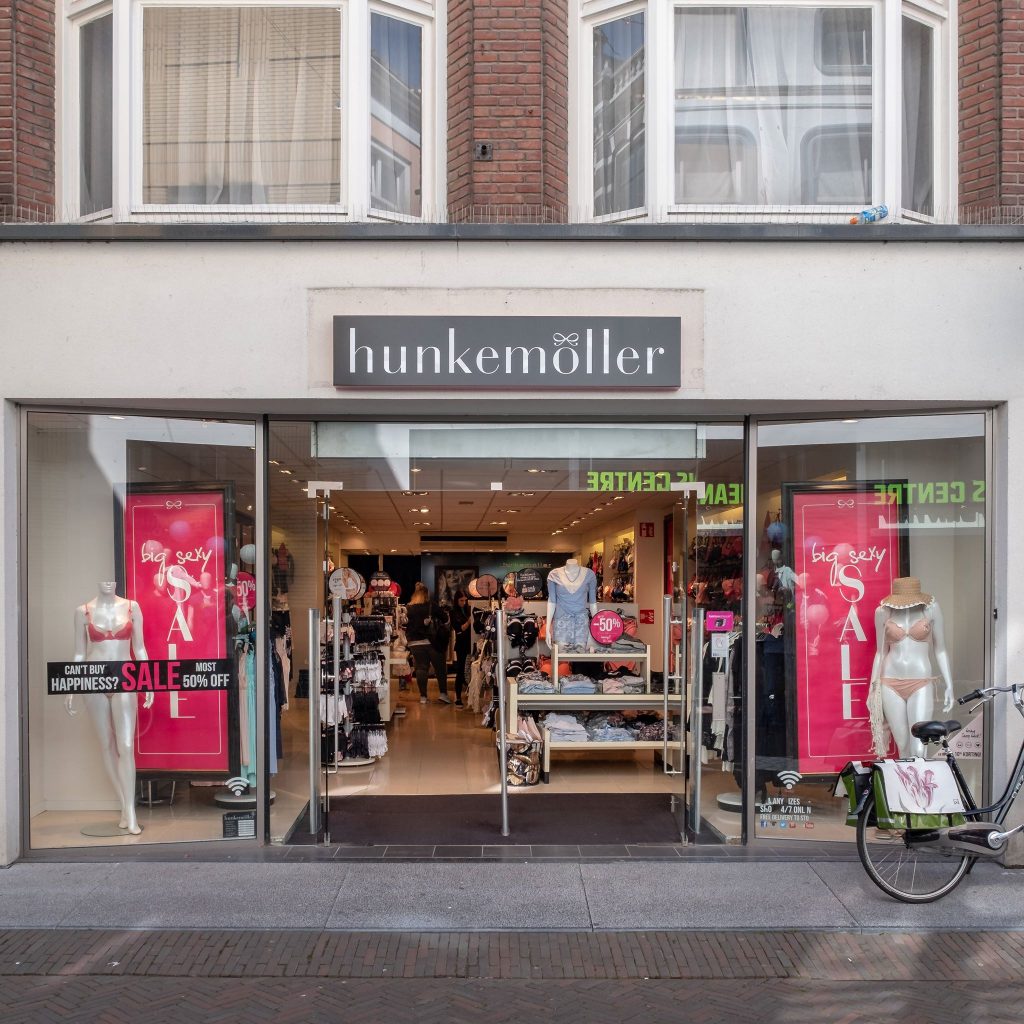 Hunkemoller en meer winkels in Deventer vind je bij Shoppen in Deventer