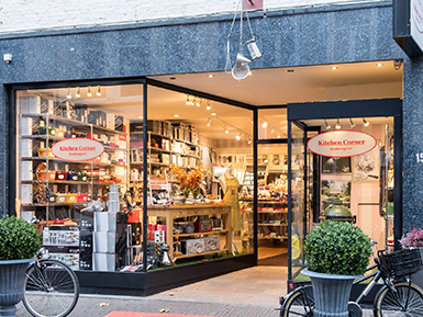 Kitchen Corner en meer winkels vind je bij Shoppen in Deventer