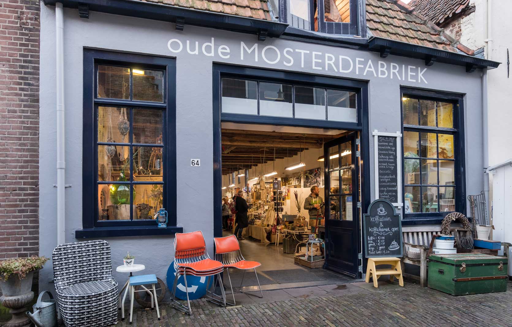 De Oude Mosterdfabriek en meer winkels vind je bij Shoppen in Deventer