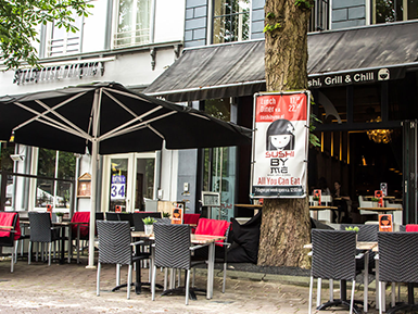 Sushi by Me en meer restaurants vind je bij Shoppen in Deventer