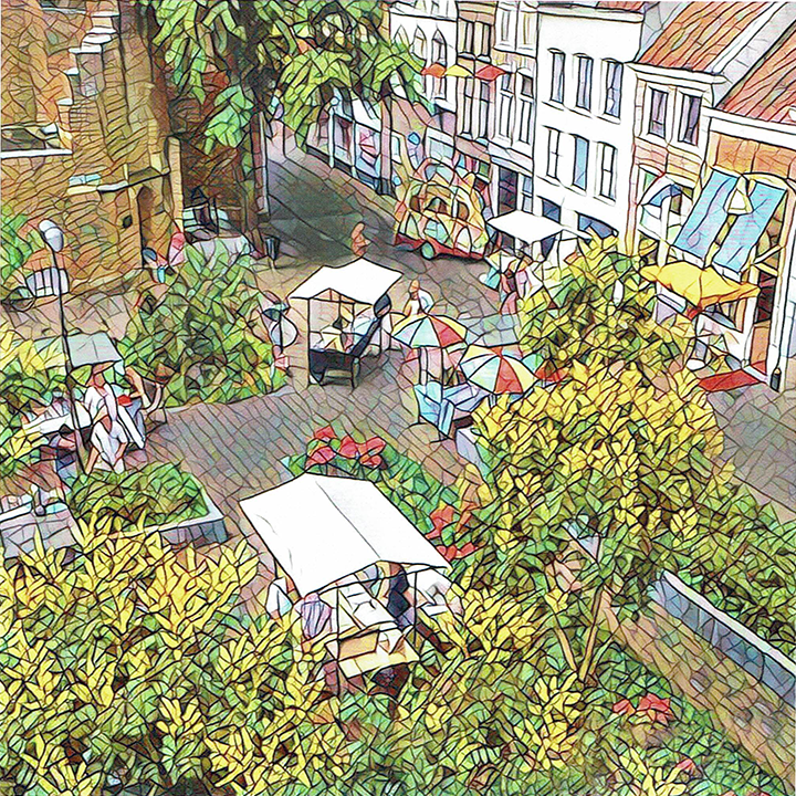 Zomermarkten op het Lamme van Dieseplein Deventer