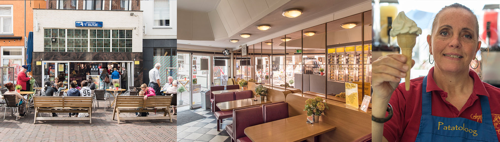 Cafetaria 't Bijtje en meer horeca vind je bij Shoppen in Deventer